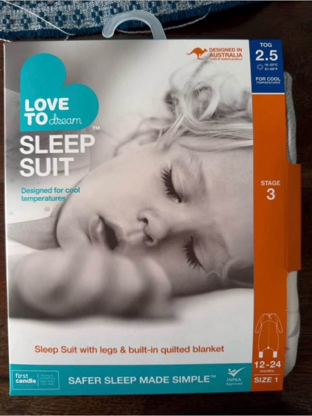 Love to Dream Sleep Suit - Gray